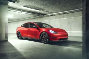 2019 Tesla Model 3 by Novitec Rosso on Vossen Wheels (NV2)
